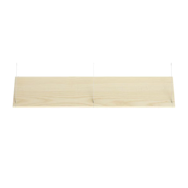 Brace shelf Walnut 1200mm white brackets