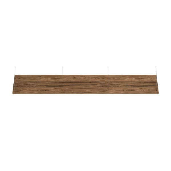 Brace shelf Walnut 1800 mm grey brackets