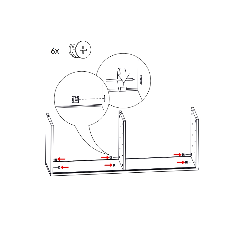 Monteringsinstruktion Brace väggskåp